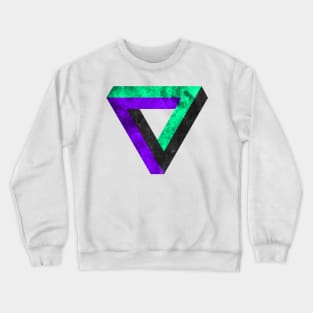 Modern triangle forever on fire Crewneck Sweatshirt